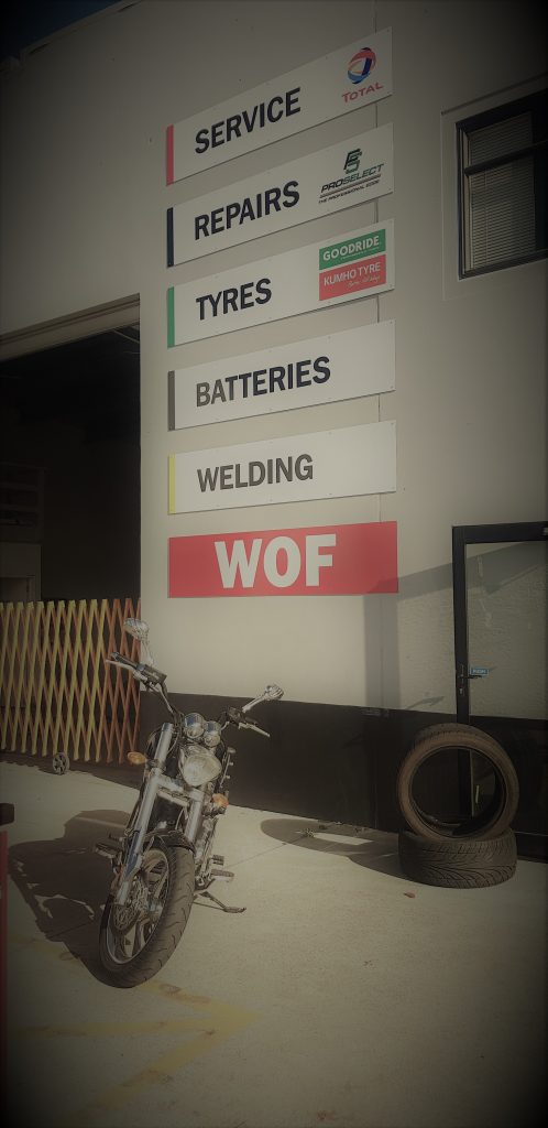 Front Signage with Bike in foreground (003)